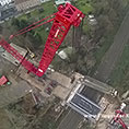 Luftaufnahmen zur Bauüberwachung mittels Kameradrohne
