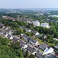 Luftaufnahmen vom Uni-Center Bochum mit Drohne