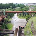 Kameradrohne im Landschaftspark Duisburg-Nord für hochauflösende Luftbilder und Luftaufnahmen (Fotos und Videos)
