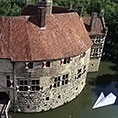 Luftaufnahmen der Burg Vischering im Münsterland mit unserer Kameradrohne